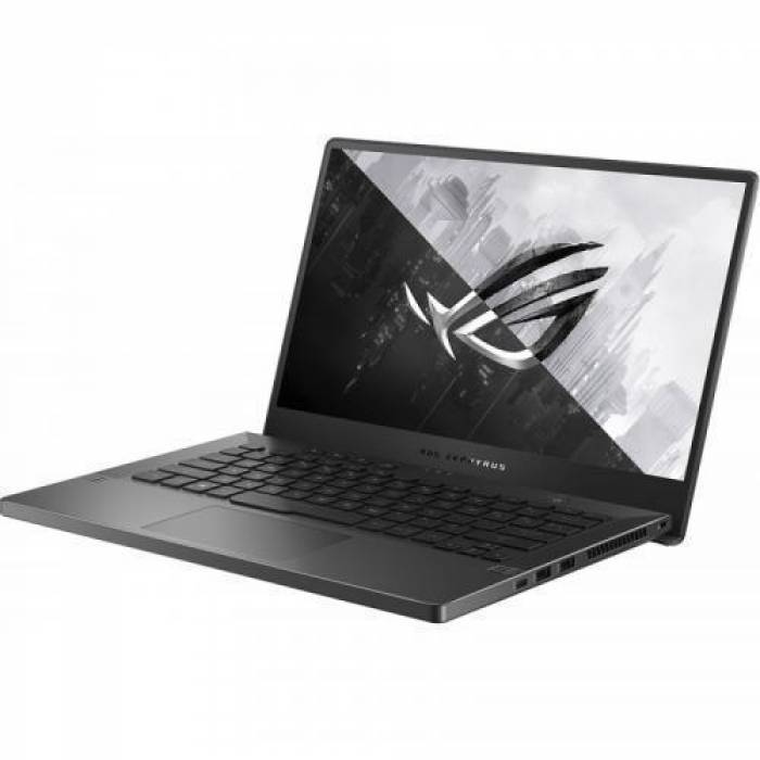 Laptop ASUS ROG Zephyrus G14 GA401QM-K2030T, AMD Ryzen 9 5900HS, 14inch, RAM 16GB, SSD 1TB, nVidia GeForce RTX 3060 6GB, Windows 10, Eclipse Gray AniMe Matrix