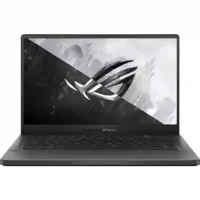 Laptop ASUS ROG Zephyrus G14 GA401QM-K2030T, AMD Ryzen 9 5900HS, 14inch, RAM 16GB, SSD 1TB, nVidia GeForce RTX 3060 6GB, Windows 10, Eclipse Gray AniMe Matrix