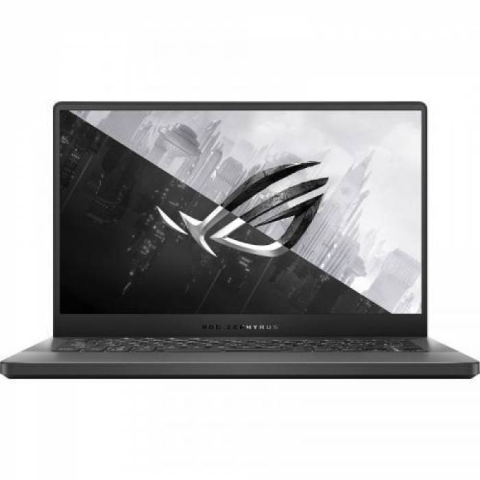 Laptop ASUS ROG Zephyrus G14 GA401QM-K2030T, AMD Ryzen 9 5900HS, 14inch, RAM 16GB, SSD 1TB, nVidia GeForce RTX 3060 6GB, Windows 10, Eclipse Gray AniMe Matrix