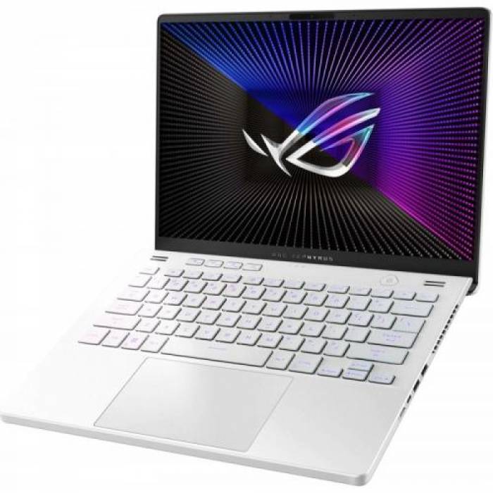 Laptop ASUS ROG Zephyrus G14 GA402RJ-L8013W,  AMD Ryzen 9 6900HS, 14inch, RAM 16GB, SSD 1TB, AMD Radeon RX 6700S 8GB, Windows 11, Moonlight White AniMe Matrix