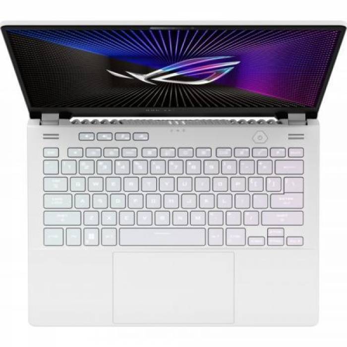 Laptop ASUS ROG Zephyrus G14 GA402RK-L8162W, AMD Ryzen 9 6900HS, 14inch, RAM 16GB, SSD 1TB, AMD Radeon RX 6800S 8GB, Windows 11, Moonlight White