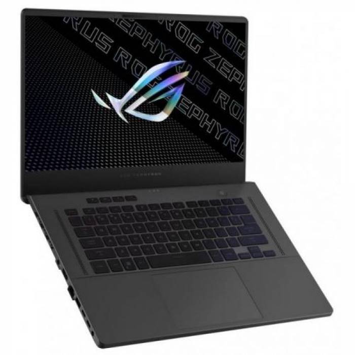 Laptop ASUS ROG Zephyrus G15 GA503RW-LN061W, AMD Ryzen 9 6900HS, 15.6inch, RAM 32GB, SSD 1TB, nVidia GeForce RTX 3070 Ti 8GB, Windows 11, Eclipse Gray