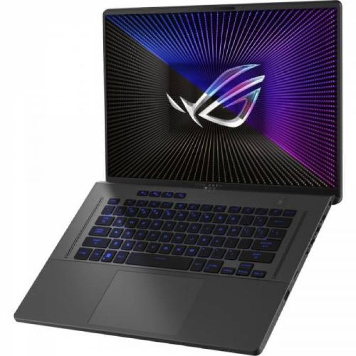 Laptop ASUS ROG Zephyrus G16 (2023) GU603VI-N4016, Intel Core i9-13900H, 16inch, RAM 16GB, SSD 1TB, nVidia GeForce RTX 4070 8GB, No OS, Eclipse Gray