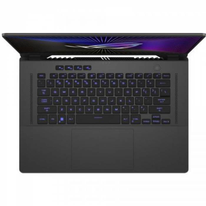 Laptop ASUS ROG Zephyrus G16 (2023) GU603VU-N4045, Intel Core i7-13620H, 16inch, RAM 16GB, SSD 512GB, nVidia GeForce RTX 4050 6GB, No OS, Eclipse Gray