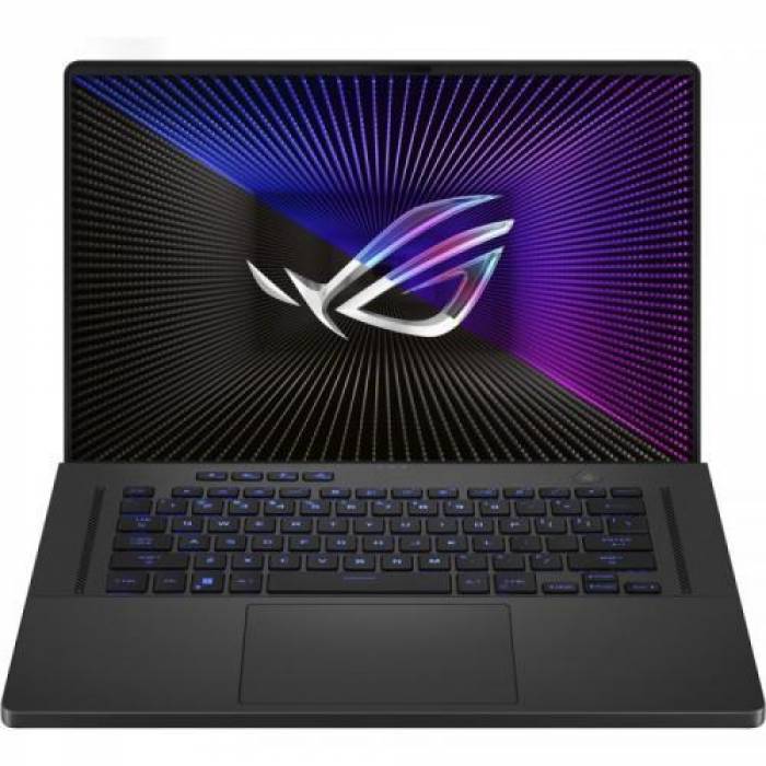 Laptop ASUS ROG Zephyrus G16 (2023) GU603VU-N4045, Intel Core i7-13620H, 16inch, RAM 16GB, SSD 512GB, nVidia GeForce RTX 4050 6GB, No OS, Eclipse Gray