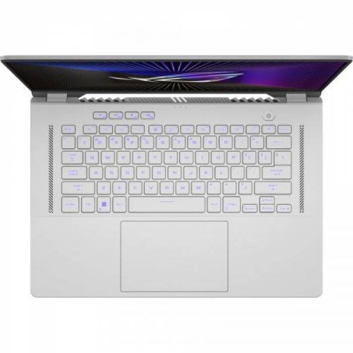 Laptop ASUS ROG Zephyrus G16 GU603VI-N4033, Intel Core i9-13900H, 16inch, RAM 16GB, SSD 1TB, nVidia GeForce RTX 4070 8GB, No OS, Moonlight White