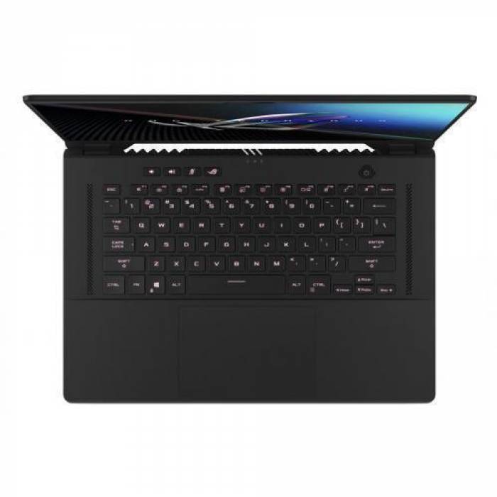 Laptop ASUS ROG Zephyrus M16 GU603ZW-K8063, Intel Core i9-12900H, 16inch, RAM 32GB, SSD 2TB, nVidia GeForce RTX 3070 Ti 8GB, No OS, Off Black