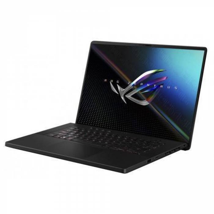 Laptop ASUS ROG Zephyrus M16 GU603ZW-K8063, Intel Core i9-12900H, 16inch, RAM 32GB, SSD 2TB, nVidia GeForce RTX 3070 Ti 8GB, No OS, Off Black