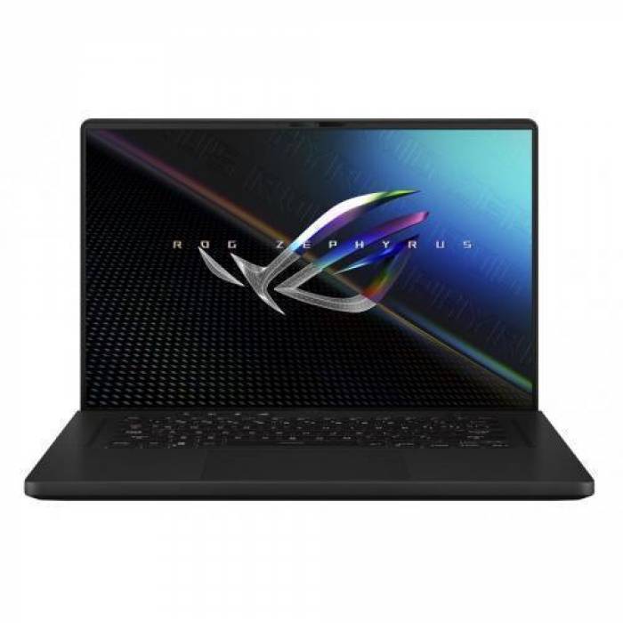 Laptop ASUS ROG Zephyrus M16 GU603ZW-K8063W, Intel Core i9-12900H, 16inch, RAM 32GB, SSD 2TB, nVidia GeForce RTX 3070 Ti 8GB, Windows 11, Off Black