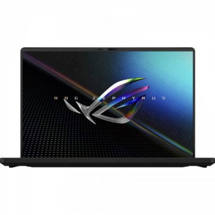 Laptop ASUS ROG Zephyrus M16 GU603ZX-K8001W, Intel Core i9-12900H, 16inch, RAM 32GB, SSD 2TB, nVidia GeForce RTX 3080 Ti 16GB, Windows 11, Off Black