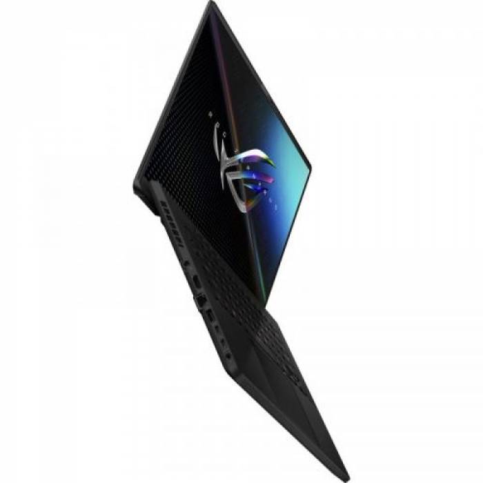 Laptop ASUS ROG Zephyrus M16 GU603ZX-K8001W, Intel Core i9-12900H, 16inch, RAM 32GB, SSD 2TB, nVidia GeForce RTX 3080 Ti 16GB, Windows 11, Off Black