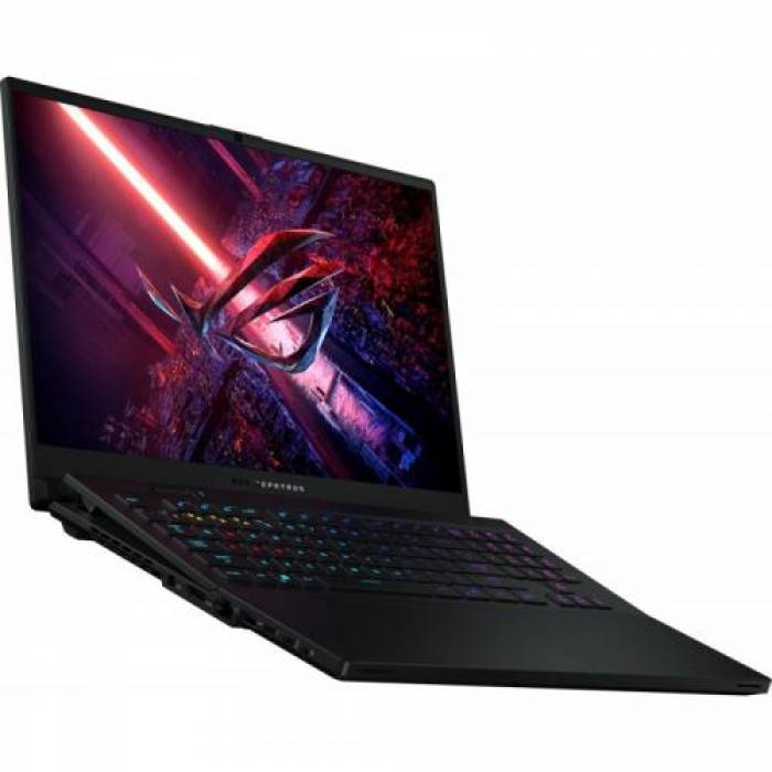 Laptop ASUS ROG Zephyrus S17 GX703HS-K4019T, Intel Core i9-11900H, 17.3inch, RAM 32GB, SSD 2TB, nVidia GeForce RTX 3080 16GB, Windows 10, Off Black