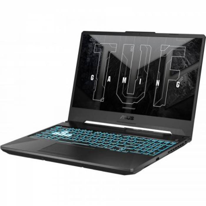 Laptop ASUS TUF Gaming A15 FA506IEB-HN042, AMD Ryzen 7 4800H, 15.6inch, RAM 8GB, SSD 512GB, nVidia GeForce RTX 3050 Ti 4GB, No OS, Graphite Black