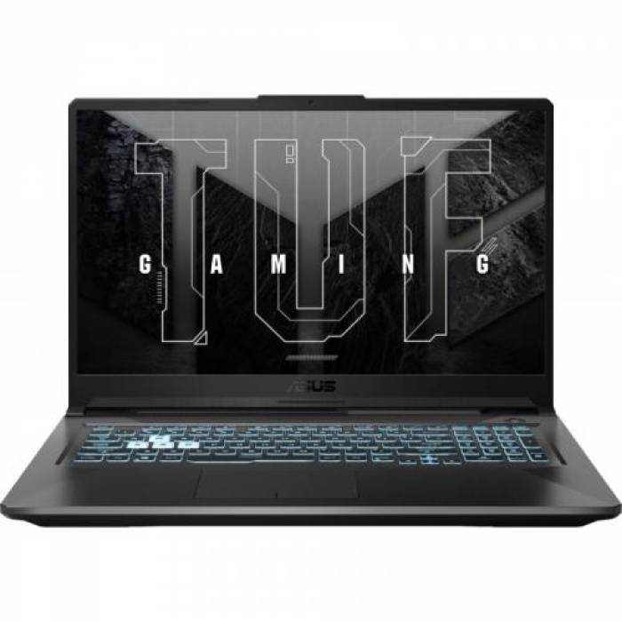 Laptop ASUS TUF Gaming A17 FA706ICB-HX063, AMD Ryzen 7 4800H, 17.3inch, RAM 8GB, SSD 512GB, nVidia GeForce RTX 3050 4GB, No OS, Graphite Black