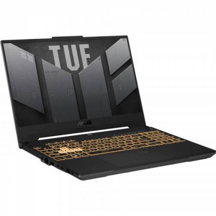 Laptop ASUS TUF Gaming F15 FX507ZC4-HN009, Intel Core i5-12500H, 15.6 inch, RAM 16GB, SSD 512GB, nVidia GeForce RTX 3050 4GB, No OS, Jaeger Gray