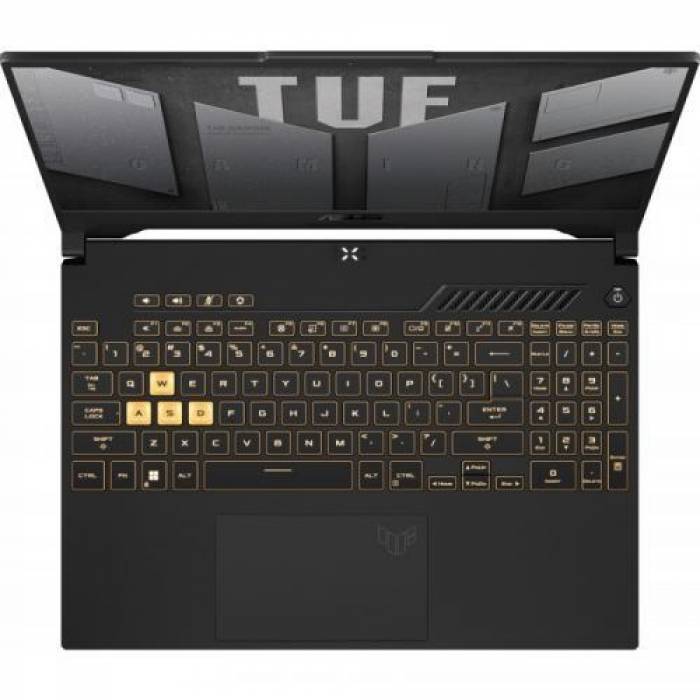 Laptop ASUS TUF Gaming F15 FX507ZC4-HN056, Intel Core i5-12500H, 15.6 inch, RAM 8GB, SSD 512GB, nVidia GeForce RTX 3050 4GB, No OS, Jaeger Gray