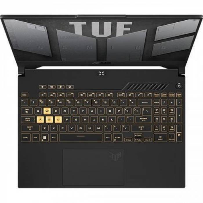 Laptop ASUS TUF Gaming F15 FX507ZR-HF004, Intel Core i7-12700H, 15.6inch, RAM 16GB, SSD 1TB, nVidia GeForce RTX 3070 8GB, No OS, Mecha Gray