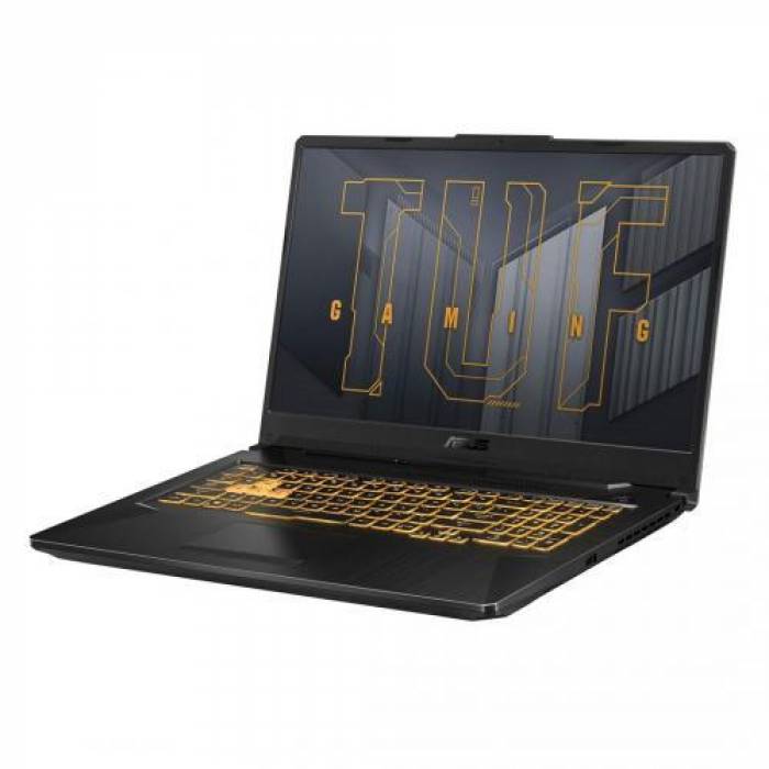 Laptop ASUS TUF Gaming F17 FX706HEB-HX098, Intel Core i7-11800H, 17.3inch, RAM 8GB, SSD 1TB, nVidia GeForce RTX 3050 Ti 4GB, No OS, Eclipse Gray