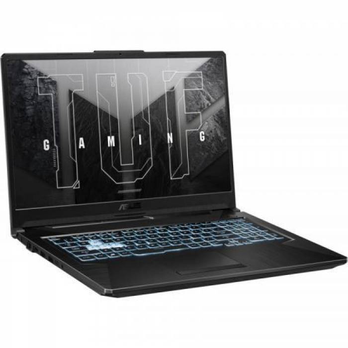 Laptop ASUS TUF Gaming F17 FX706HF-HX013, Intel Core i5-11400H, 17.3 inch, RAM 8GB, SSD 512GB, nVidia GeForce RTX 2050 4GB, No OS, Graphite Black