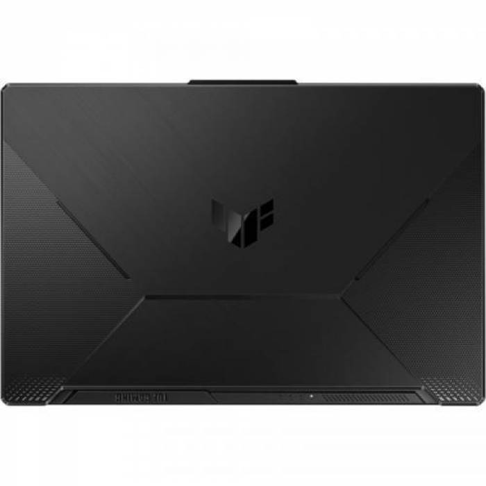 Laptop ASUS TUF Gaming F17 FX706HF-HX013, Intel Core i5-11400H, 17.3 inch, RAM 8GB, SSD 512GB, nVidia GeForce RTX 2050 4GB, No OS, Graphite Black