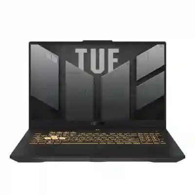 Laptop ASUS TUF Gaming F17 FX707ZC-HX063, Intel Core i7-12700H, 17.3inch, RAM 16GB, SSD 1TB, nVidia GeForce RTX 3050 4GB, No OS, Mecha Gray
