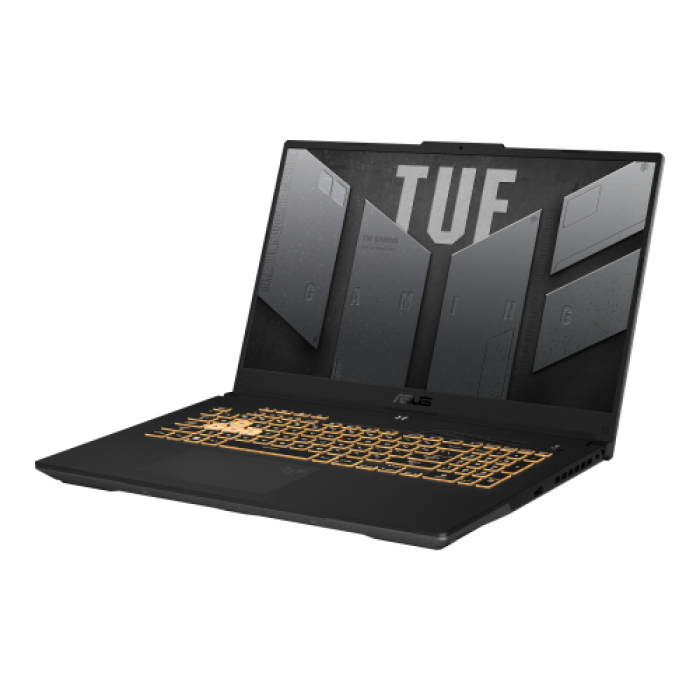 Laptop ASUS TUF Gaming F17 FX707ZC-HX063, Intel Core i7-12700H, 17.3inch, RAM 16GB, SSD 1TB, nVidia GeForce RTX 3050 4GB, No OS, Mecha Gray