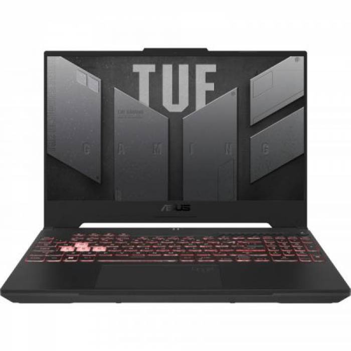 Laptop ASUS TUF Gaming FA507RF-HN029, AMD Ryzen 7 6800H, 15.6inch, RAM 16GB, SSD 512GB, nVidia GeForce RTX 2050 4GB, No OS, Jaeger Gray