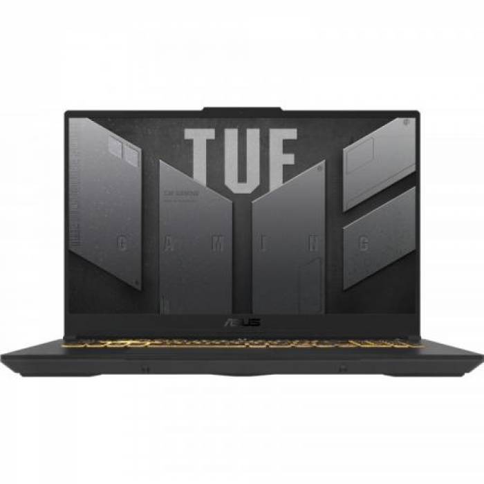 Laptop ASUS TUF Gaming FX707ZE-HX078, Intel Core i7-12700H17, 17.3inch, RAM 16GB, SSD 512GB, nVidia GeForce RTX 3050 Ti 4GB, No OS, Jaeger Gray