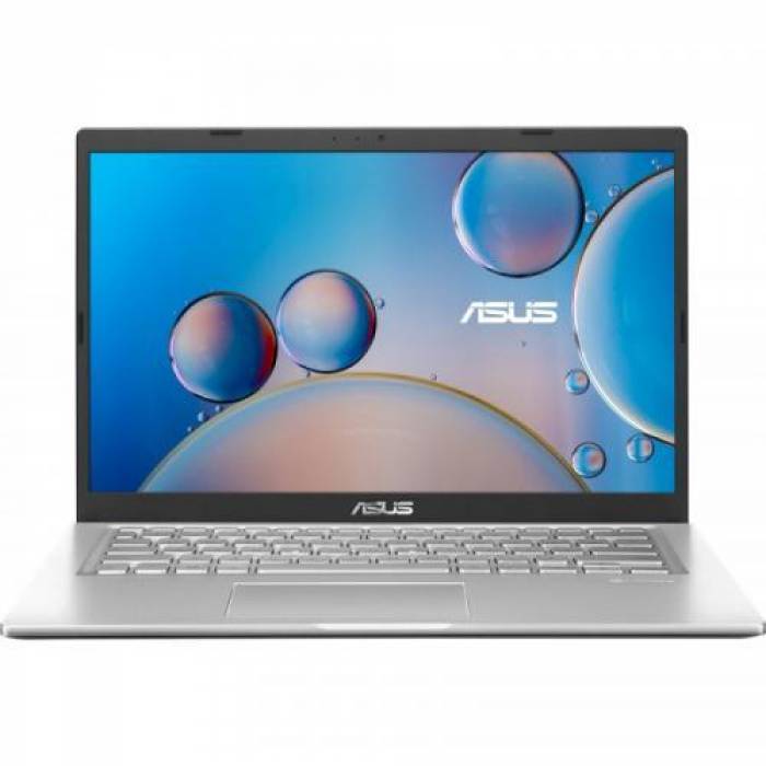 Laptop ASUS VivoBook 14 X415MA-EK593, Intel Celeron N4020, 14inch, RAM 4GB, SSD 256GB, Intel UHD Graphics 600, No OS, Transparent Silver