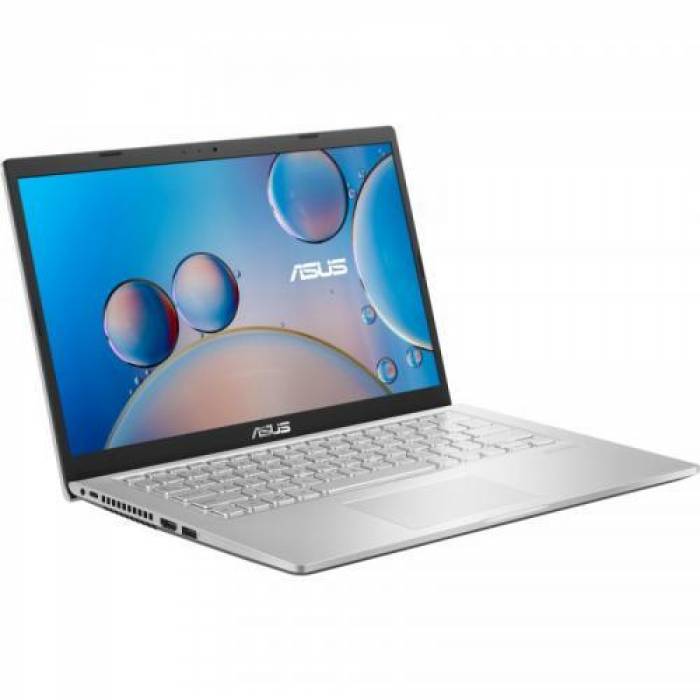 Laptop ASUS VivoBook 14 X415MA-EK593, Intel Celeron N4020, 14inch, RAM 4GB, SSD 256GB, Intel UHD Graphics 600, No OS, Transparent Silver