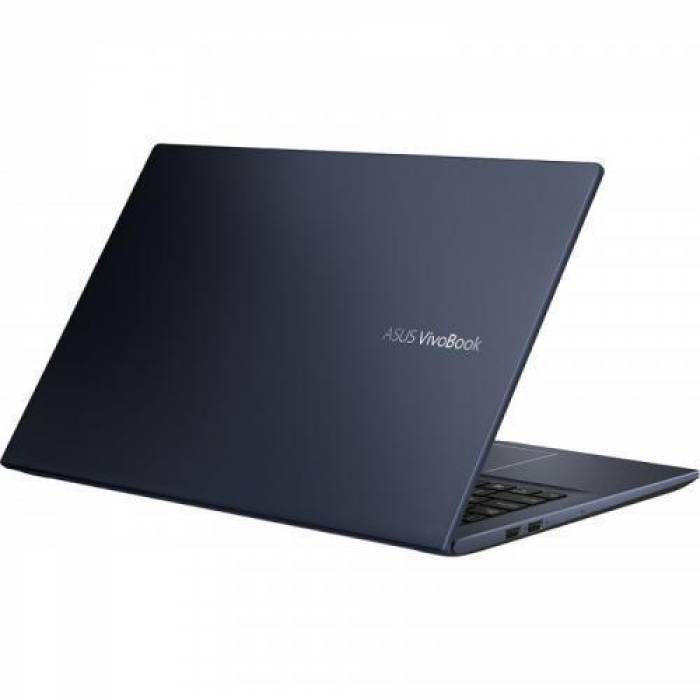 Laptop ASUS Vivobook 15 X513EA-BQ2179, Intel Core i7-1165G7, 15.6inch, RAM 8GB, SSD 512GB, Intel Iris Xe Graphics, Endless OS, Bespoke Black