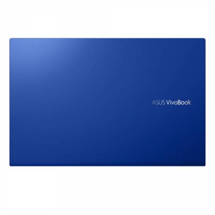 Laptop ASUS Vivobook 15 X513EA-BQ2886, Intel Core i7-1165G7, 15.6inch, RAM 8GB, SSD 512GB, Intel Iris Xe Graphics, No OS, Cobalt Blue