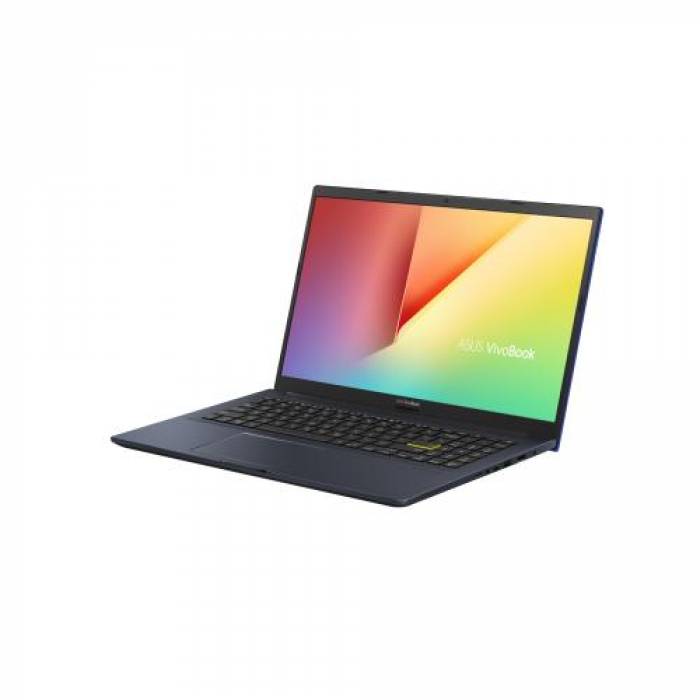 Laptop ASUS Vivobook 15 X513EA-BQ2886, Intel Core i7-1165G7, 15.6inch, RAM 8GB, SSD 512GB, Intel Iris Xe Graphics, No OS, Cobalt Blue