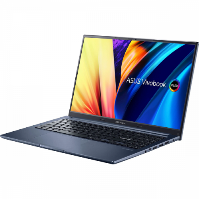 Laptop ASUS Vivobook 15X M1503QA-L1169, AMD Ryzen 5 5600U, 15.6inch, RAM 8GB, SSD 512GB, AMD Radeon Graphics, No OS, Quiet Blue