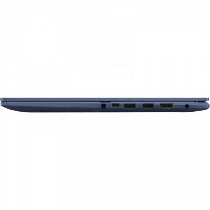 Laptop ASUS VivoBook 17X K1703ZA-AU058W, Intel Core i5-12500H, 17.3inch, RAM 8GB, SSD 512GB, Intel Iris Xe Graphics, Windows 11, Quiet Blue