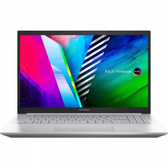 Laptop ASUS Vivobook Pro 15 OLED K3500PA-L1266, Intel Core i5-11300H, 15.6inch, RAM 8GB, SSD 512GB, Intel Iris Xe Graphics, No OS, Cool Silver