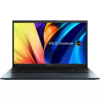 Laptop ASUS VivoBook Pro 15 OLED M6500QC-L1072, AMD Ryzen 7 5800H, 15.6inch, RAM 16GB, SSD 512GB, nVidia GeForce RTX 3050 4GB, No OS, Quiet Blue