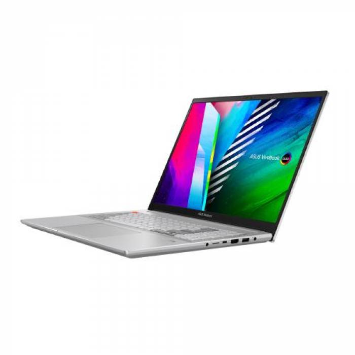 Laptop ASUS VivoBook Pro 16X M7600QE-KV039R, AMD Ryzen 9 5900HX, 16inch, RAM 32GB, SSD 1TB, nVidia GeForce RTX 3050 Ti 4GB, Windows 10 Pro, Meteor White
