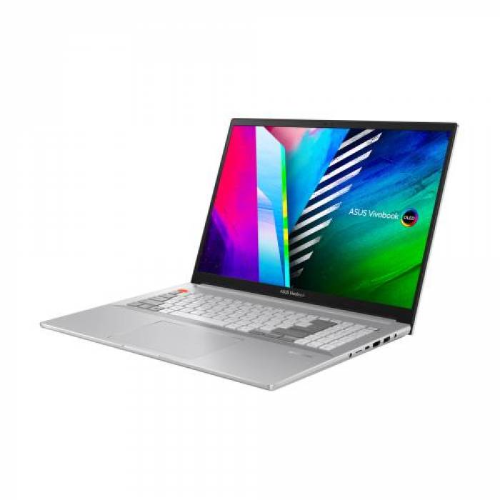 Laptop ASUS VivoBook Pro 16X M7600QE-KV039R, AMD Ryzen 9 5900HX, 16inch, RAM 32GB, SSD 1TB, nVidia GeForce RTX 3050 Ti 4GB, Windows 10 Pro, Meteor White