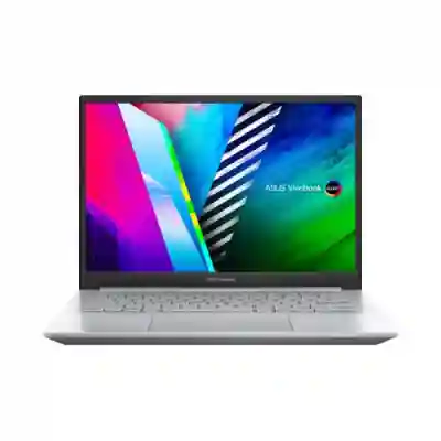 Laptop ASUS VivoBook Pro OLED K3400PA-KM040X, Intel Core i5-11300H, 14inch, RAM 8GB, SSD 512GB, Intel Iris Xe Graphics, Windows 11 Pro, Cool Silver