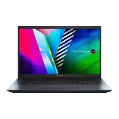 Laptop ASUS Vivobook Pro OLED M3500QC-L1220, AMD Ryzen 9 5900HX, 15.6inch, RAM 16GB, SSD 1TB, nVidia Geforce RTX 3050 4GB, No OS, Quiet Blue