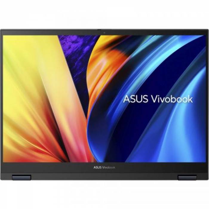 Laptop Asus VivoBook S 14 Flip TP3402ZA-LZ167W, 14inch Touch, Intel Core i3-1220P, RAM 8GB, SSD 256GB, Intel UHD Graphics, Windows 11, Quiet Blue