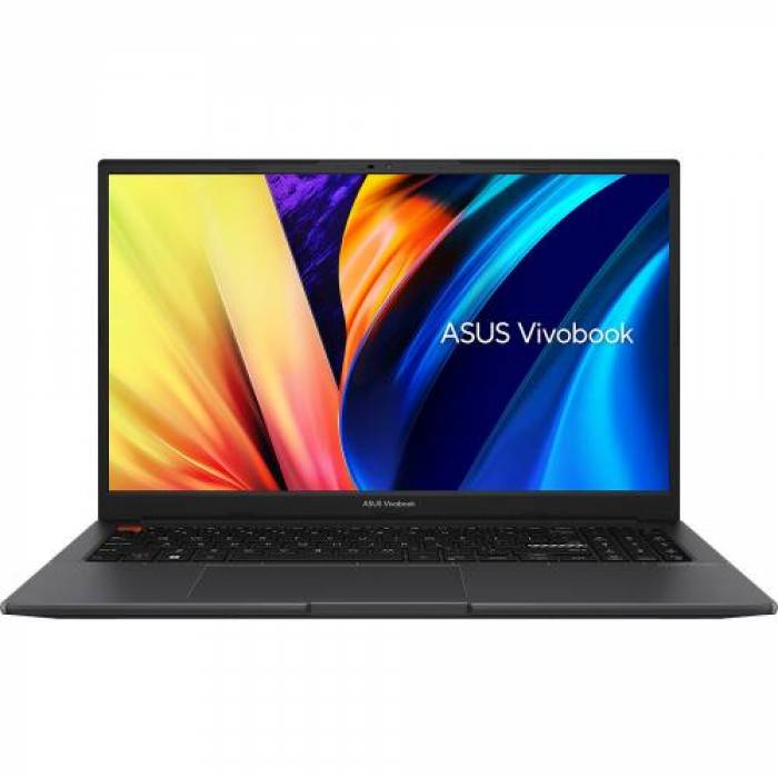 Laptop ASUS VivoBook S 15 K3502ZA-KJ375W, Intel Core i5-12500H, 15.6inch, RAM 8GB, SSD 512 GB, Intel Iris Xe Graphics, Windows 11, Indie Black