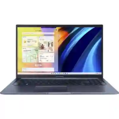 Laptop ASUS VivoBook X1502ZA-BQ177W, Intel Core i3-1220P, 15.6inch, RAM 8GB, SSD 256GB, Intel UHD Graphics, Windows 11, Quiet Blue 
