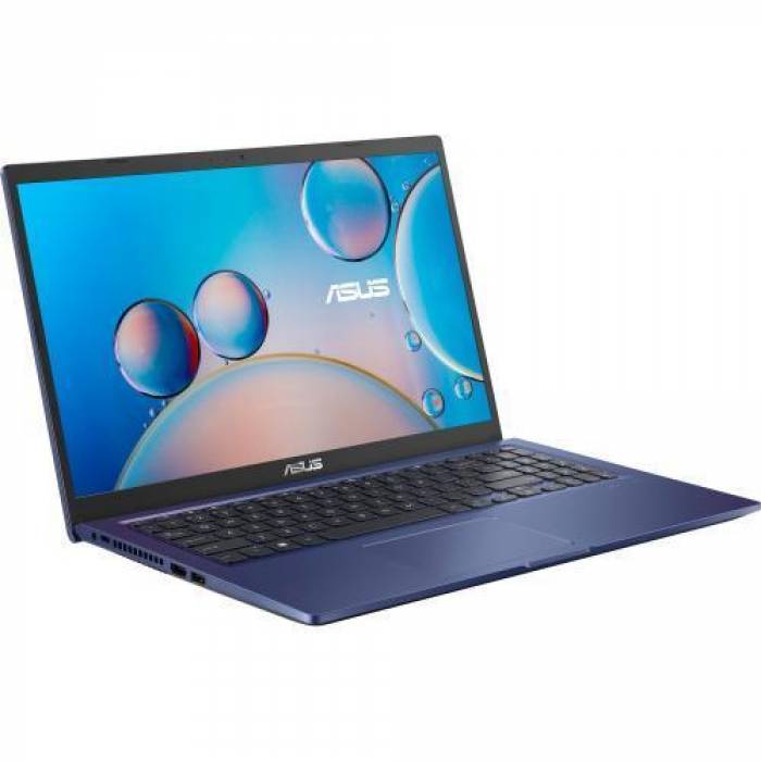 Laptop ASUS X515EA-BQ1834, Intel Core i7-1165G7, 15.6inch, RAM 8GB, SSD 512GB, Intel Iris Xe Graphics, No OS, Peacock Blue