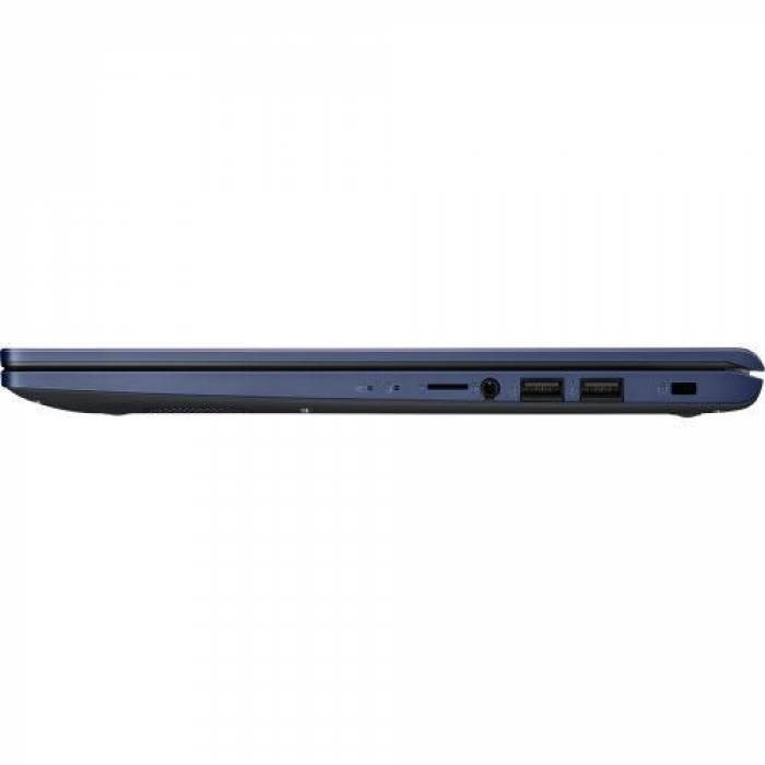 Laptop ASUS X515EA-BQ1834, Intel Core i7-1165G7, 15.6inch, RAM 8GB, SSD 512GB, Intel Iris Xe Graphics, No OS, Peacock Blue