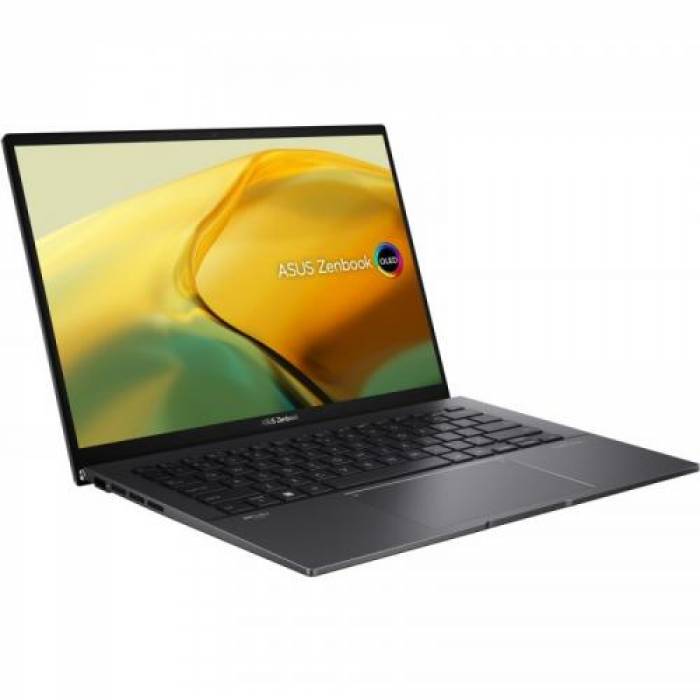 Laptop ASUS ZenBook 14 OLED UM3402YA-KM175W, AMD Ryzen 7 5825U, 14inch, RAM 16GB, SSD 1TB, AMD Radeon Graphics, Windows 11,  Jade Black