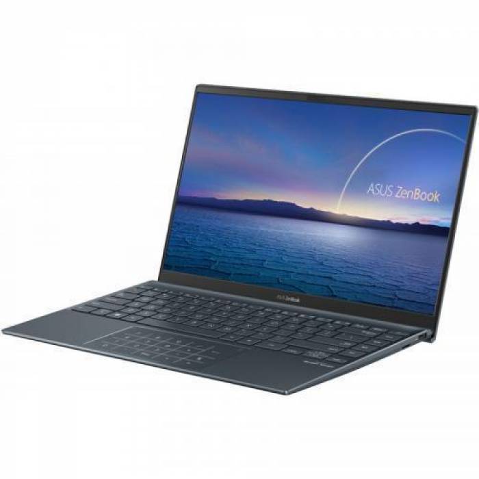 Laptop ASUS ZenBook 14 UM425QA-KI171W, AMD Ryzen 7 5800H, 14inch, RAM 16GB, SSD 1TB, AMD Radeon Graphics, Windows 11, Pine Grey