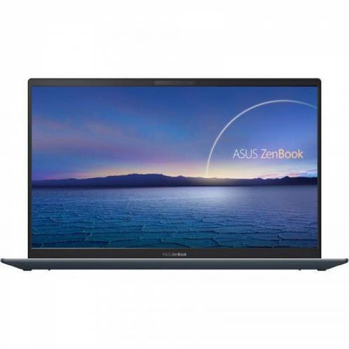 Laptop ASUS ZenBook 14 UX425EA-KI954W, Intel Core i5-1135G7, 14inch, RAM 8GB, SSD 512GB, Intel Iris Xe Graphics, Windows 11, Pine Grey