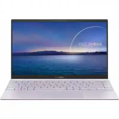 Laptop ASUS ZenBook 14 UX425EA-KI969W, Intel Core i5-1135G7, 14inch, RAM 8GB, SSD 512GB, Intel Iris Xe Graphics, Windows 11, Lilac Mist